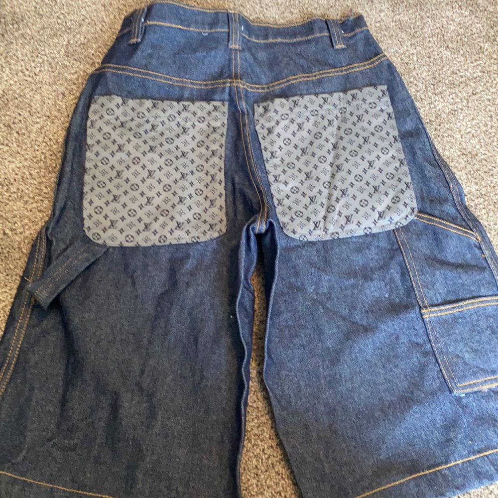 mens designer shorts size 32 New denim jean short- read description